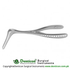 Cottle Nasal Speculum Fig. 3 - With Screw Fixation Stainless Steel, 13.5 cm - 5 1/4" Blade Length 75 mm